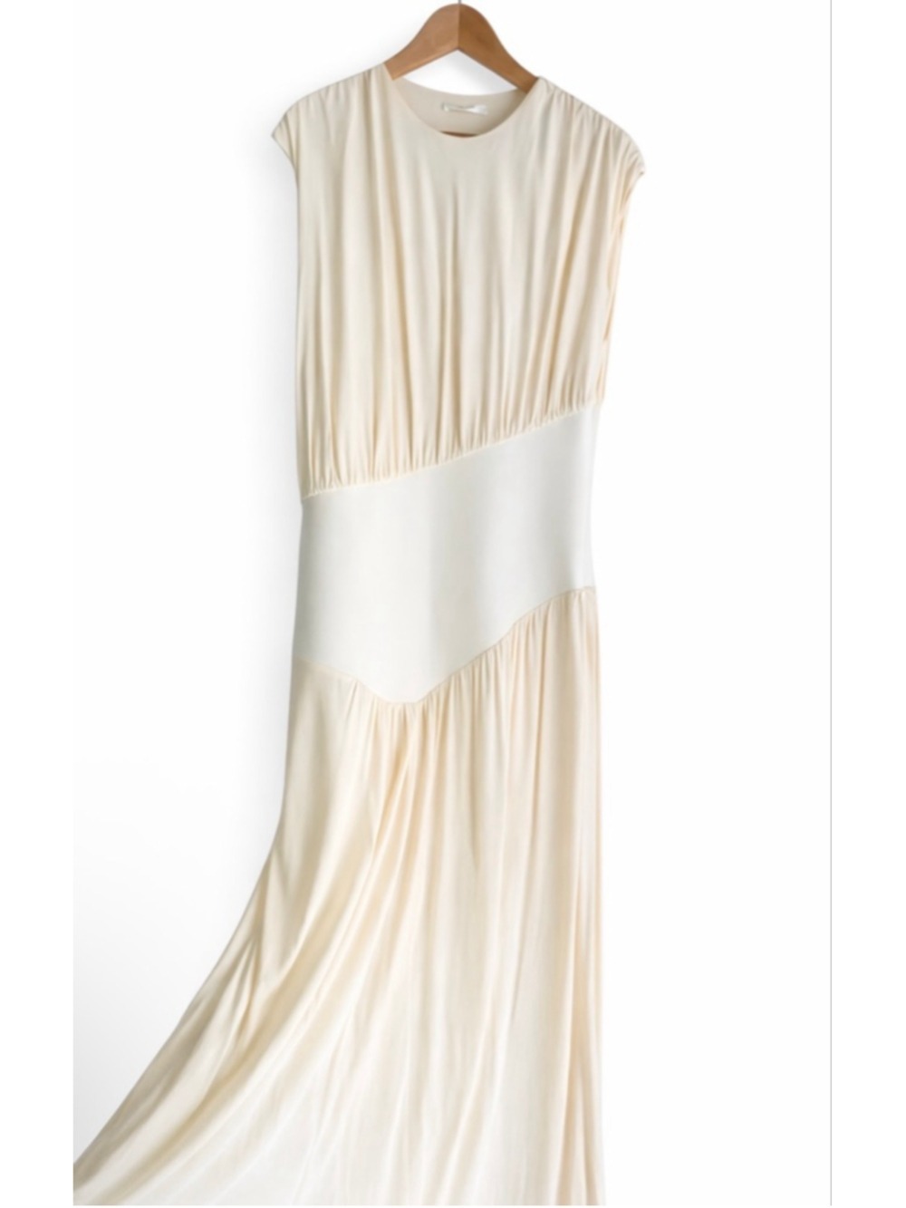 New The Row Ivory Yokoto Sleeveless Maxi Dress S/4